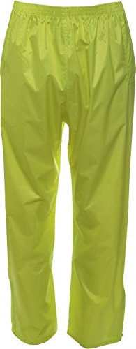High Visibility Yellow Waterproof Trousers, Small