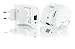 Produktbild SCHWAIGER -432- Powerline Adapter Set, Power-LAN Startker Kit Mini, für Internet aus der Steckdose, 2 Adapter (Repeater-Funktion, Plug & Play, 500 Mbit/s LAN)
