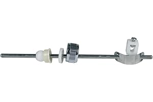 EUROPART Barra excéntrica de 5 mm de diámetro horizontal 180 mm para drenaje/grifo de lavabo