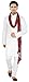 JBN Creation Men White Cotton Kurta Pyjama with Dupatta RS.749.00