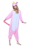 Kigurumi Einhorn Pyjamas Schlafanzug Kostüm Erwachsene Anime Unisex Kostüme Jumpsuit Karneval Cosplay Tier