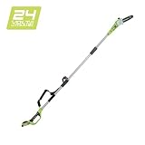 Extensible hasta 267 cm del poste en 3 partes para alturas de trabajo. Largo alcance, incluso por encima de la cabeza