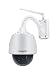 Produktbild Überwachungskamera WLAN IP Kamera für Außenbereich WiFi Sicherheitskamera Außen IP66 Wasserdichte Netzwerkkamera 960P mit Nachtsicht und Bewegungsmelder für Außen und Innen Zuhause (Weiß,8G)