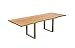 Produktbild SAM Baumkantentisch Zinst, Wildeiche massiv, Holztisch geölt, 180 - 220 - 260 x 100 cm, Esszimmertisch ausziehbar, pflegeleichtes Unikat