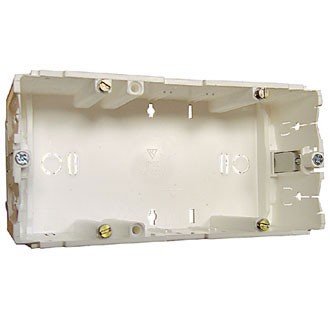 Gewiss Brüstungskanal Geräteeinbaudose 2-fach, weiß 1 Stück