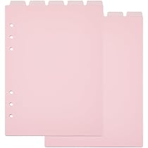 DY.2ten 10 Feuilles Intercalaires A4, Pour Classeur A4 11 Anneaux, Noir