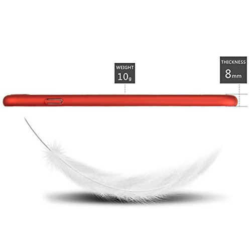 iPhone 6/6s Case, STANAWAY Hard PC iPhone 6/6s Cover[Free Screen Protector][Breathable ][Ultra Thin ][ Lightweight ][ Anti-Scratch]for iphone 6/6s case - 4.7inch slim-Red