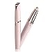 Produktbild Ker-AC Electric Eyebrow Shaver Eyebrow Hair Remover Razor, Epilator Built-In LED Light, Painless Eyebrow Removal Trimmer,Gold
