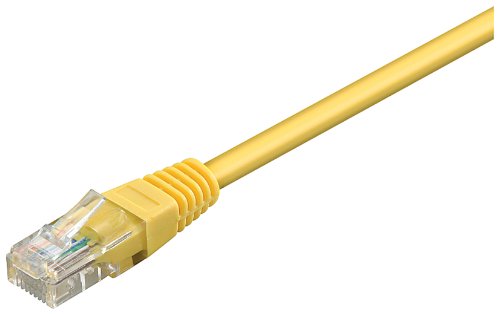 Goobay CAT5e UTP Netzwerkkabel (2x RJ45, 15m) gelb