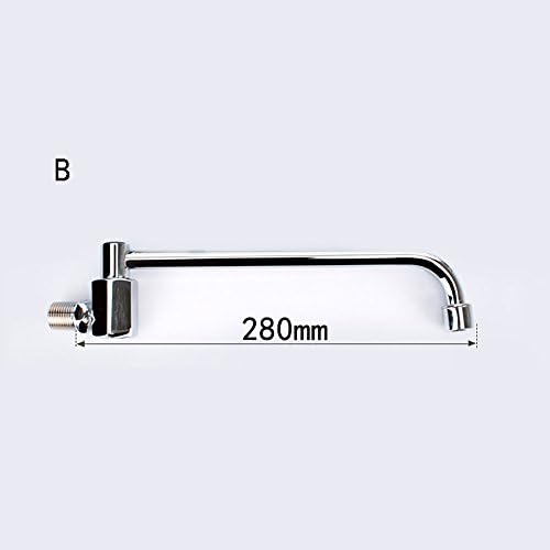 TOYM Full Copper Thick Kitchen Single Cold Faucet / Cook Stove Faucet / Semi-automatic Swing Faucet ( Color : B )
