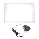 TECNOLOGÍA PROTEGIDA CON LA VISTA: con la última tecnología led, las lámparas led dentro de la caja de luz A4 proporcionan una luz uniforme para los usuarios y no dañarán los ojos fácilmente.