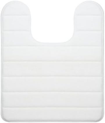 Hydrodry White Ultimate Performance Memory Foam Pedestal Mat, 50 x 50 cm Anti Slip