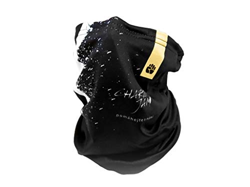 RESPILON Carity Jam X R-Shield | Máscara facial cómoda y ecológica contra la contaminación del aire | Respirador para una respiración más limpia de la nanofibra | Filtra el 99,9% de PM2.5, negro