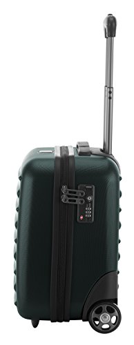 HAUPTSTADTKOFFER - Tegel - Pilotentrolley Hartschalenkoffer Koffer Handgep  ck Trolley Rollkoffer  TSA  38 cm  32 Liter  Waldgr  n
