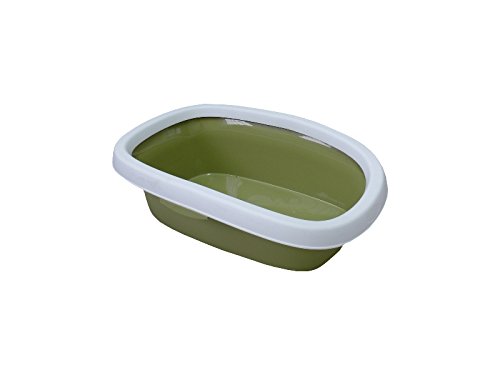 Preisvergleich Produktbild Katzenklo Katzentoilette mit Rand Schalen SPRINT 20 Grn 58x39x17