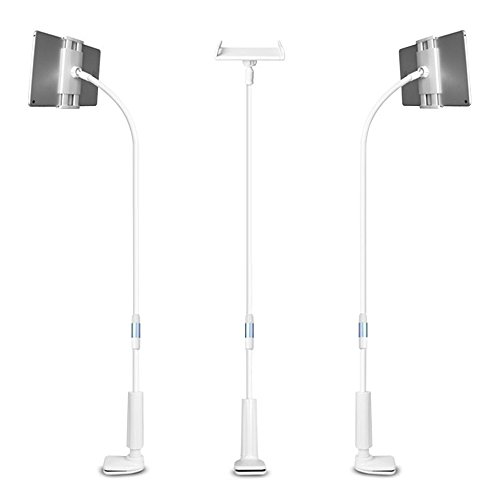 NuoYo Handy Halterung 360 Grad Drehbar Halter iPad Halterung Flexibel Winkel Tablet Ständer mit Schwanenhals,Gilt für 4 Zoll oder mehr Telefon und 10,6 Zoll für die meisten Tablet,für alle Apple-Tablet,Weiß - 2