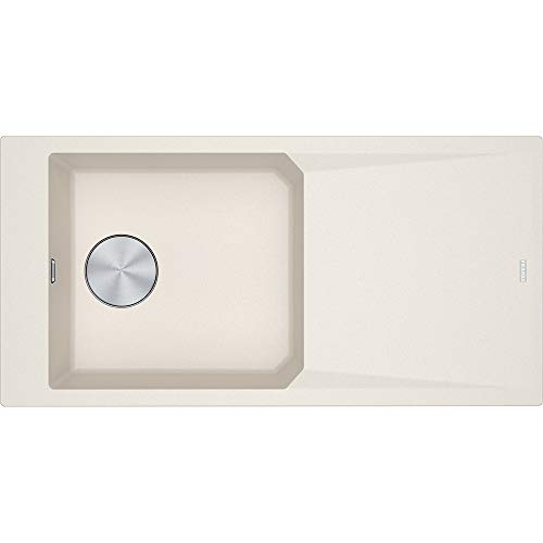 Preisvergleich Produktbild FRANKE FX FXG 611-100 Einbauspüle / Fraganit / Magnolia / Reversibel / Druckknopf / 60 cm