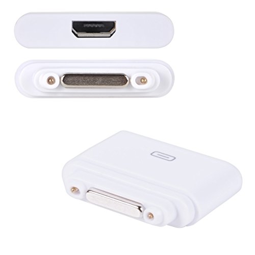 kwmobile Magnetischer USB 2.0 Adapter zur Verbindung des Sony Xperia Tablet Z2 / Xperia Z1 / Z1 Compact / Z2 / Z3 mit dem Magnetladeanschluss in Weiß - 5