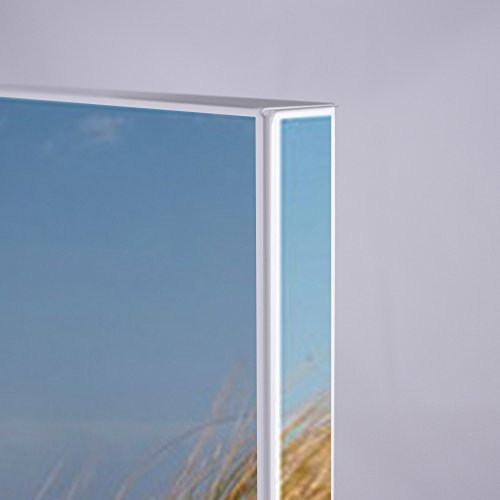 banjado – Pinnwand Magnettafel weiß 78cm x 37cm quer mit Motiv Dünen - 5
