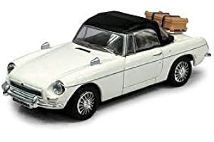 CARARAMA Voiture collection Sixties 1/43 MGB blanche