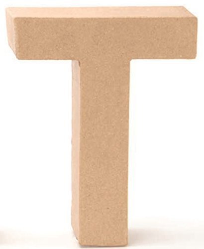 Papp-Buchstabe T 17,5x5,5cm