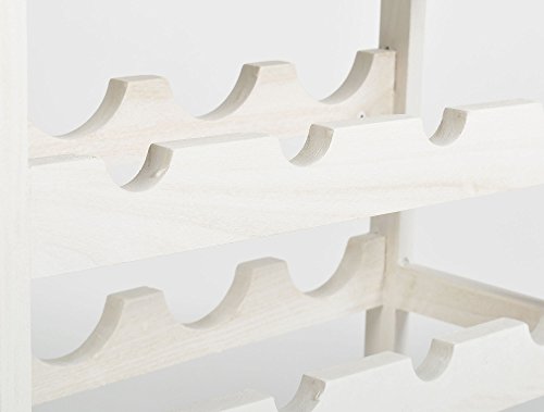 ts-ideen-Landhaus-Weinregal-Shabby-Wei-fr-16-Flaschen-Flaschenregal-weies-Holz-Wein-Regal-Board