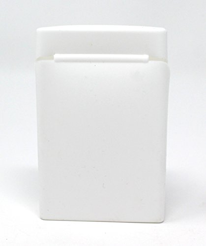 2x Zigarettenbox aus Silikon – Weekend und Schnurrbart weiß – Zigarettenhülle – Zigarettenetui – passend für eine Zigarettenschachtel in Standardgröße - 4