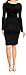 Happy Mama Women's Maternity Nursing Pencil Jersey Casual Dress 285p (Black, 10)