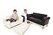 BROWN PU LEATHER LAZYBONES KIDS TWIN SOFA Chair/Seat/Armchair/Sofa for Children/Childs