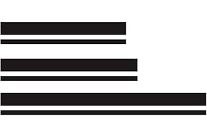 Adesivi Strisce Da Corsa in Vinile, MoreChioce 3 Pezzi Adesivi Per Cofano Auto Adesivi Strisce Sportive Per Tetto Strisce Adesivi Grafici Adesivi Strisce Decorative Per Auto Impermeabili,#D