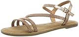 Griffige Laufsohle Tamaris Damen 1-1-28113-22 Riemchensandalen, Gold (Copper Glam 929), 38 EU