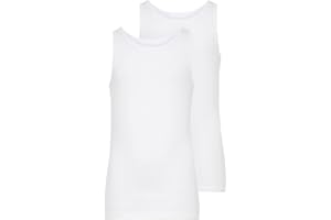 NAME IT Koszulka Chłopcy Nkmtank top 2p Bright White Noos (2 w zestawie)