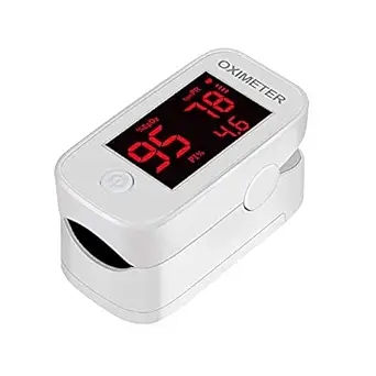 YIMI LIFE YM101 Pulse oximeter fingertip with Plethysmograph and Perfusion Index, Portable Blood Oxygen Saturation Monitor for Heart Rate and SpO2 Level, O2 Monitor Finger - Battery Not Included (RED)