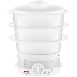 Seb VC151100 Cuiseur Vapeur - Ultra Compact - 3 Bols - Blanc