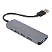 Produktbild Iycorish 5-In-1 Hub3.0 Anschluss 4 Usb3.0 Plus Micro-USB Ist Für Computer Zubehr Für Computer Und Computer Geeignet.