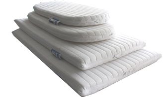 Nightynite® Ambassador Anti-allergenic Crib Mattress 76m x 40cm, Microfibre Removable Washable Zip Cover Square Corners Exclusive to The Cot Mattress Company LTD