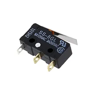 Imported SS-5GL Snap Action Limit Switch 3-Pin Microswitch Endstop for 3D Printer CNC