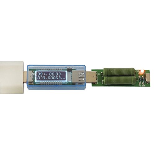 Demiawaking USB Ladegerät Kapazität Strom Spannung Detektor Meter Batterietester - 7