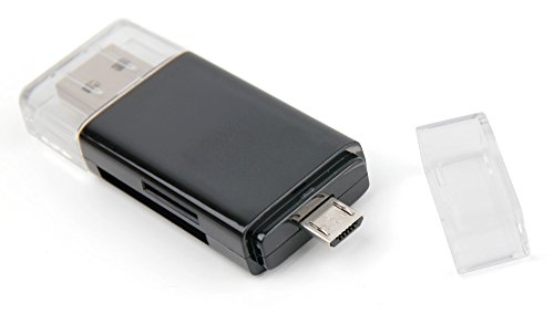 DURAGADGET USB 2.0 SD / Micro SD Kartenleser für SAMSUNG Galaxy S5 Mini SM–G800F Smartphones - 5