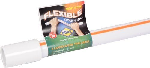 Dura Plastic FRC-010-S 1-Inch Flexible Repair Coupling, White by Dura Plastic Products