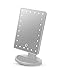 Produktbild Mirror USB beleuchteter Schminkspiegel Kosmetikspiegel 24 LED-Kosmetikspiegel, Touchscreen-Licht, einstellbare Helligkeit, Dual-Stromversorgung, 180 ° -Drehung, Weiß,Battery