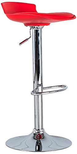 Piedras Omnibus Alan heces elevable, Sentado PVC, Rojo