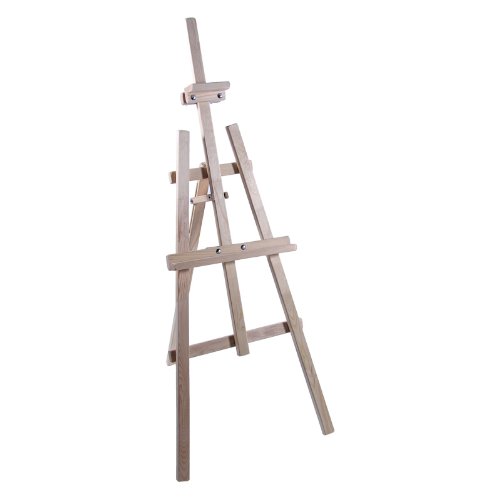 Kinderstaffelei 130cm mit Zubehör Atelierstaffelei Standstaffelei Dreifuss Stand Holzstaffelei - 2