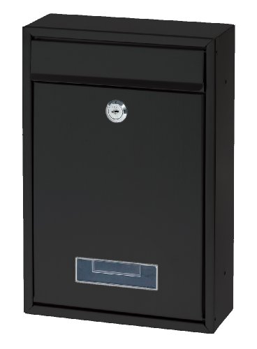 Basi-Saturn - Buzón (320 x 215 x 88 mm), color negro