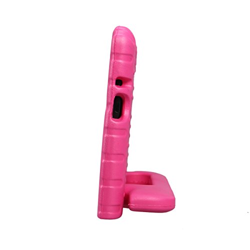 NEWSTYLE Samsung Galaxy Tab 4 7.0 Kinder Hülle Case mit umwandelbarer Handgriff Superleichte Stoßfeste Schutzhülle Tasche Cover für Samsung Tab 4 SM-T230/T231/T235 (7 Zoll) – Pink - 4