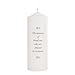 Produktbild Celebration Candles Wedding Unity Gedenkkerze mit generischem Vers, 22,9 cm, Weiß