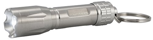 Preisvergleich Produktbild munkees Edelstahl-Mini-Taschenlampe Cleanlight ALS Schlüsselanhänger, 1038