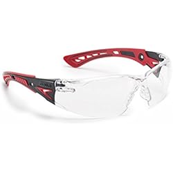 Bollé RUSHPPSI Lunettes de protection"Rush+" rouge/noir,