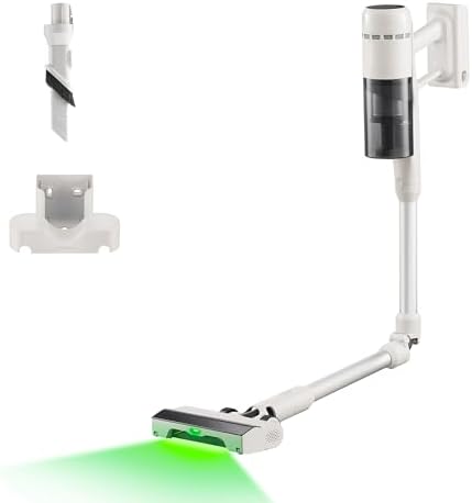 roborock H60 Aspirapolvere Senza Fili, Aspirazione Potente 27,000Pa, Autonomia 60 min, Tubo Flessibile 90°, LED Rilevatore di Polvere, Spazzola Anti-Groviglio per Tappeti, Pavimenti e Peli di Animali
