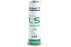 SAFT Juice LS14500CNR Batterie au Lithium avec languettes à souder en Forme de U